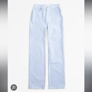NWT Abercrombie 90s relaxed high rise pant *CURVE LOVE size 25